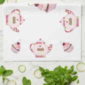 Teetuch - Zeit für Tee Geschirrtuch (Gefaltet)