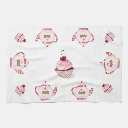 Teetuch - Zeit für Tee Geschirrtuch (Horizontal)