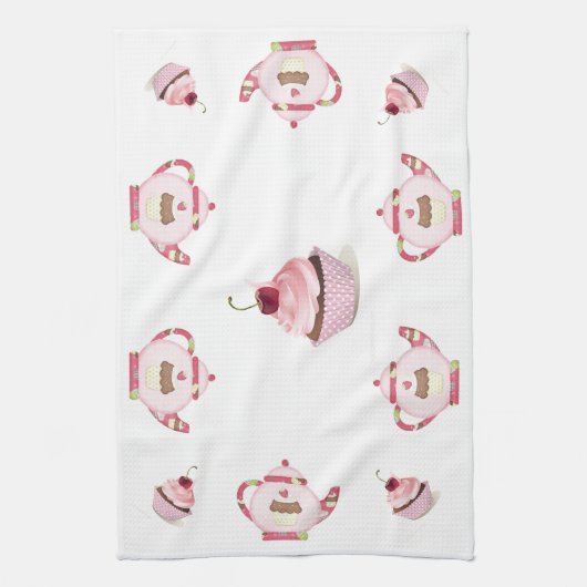 Teetuch - Zeit für Tee Geschirrtuch (Vertikal)