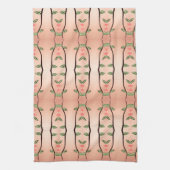 Teetücher mit elegantem Blumendesign Handtuch (Vertikal)