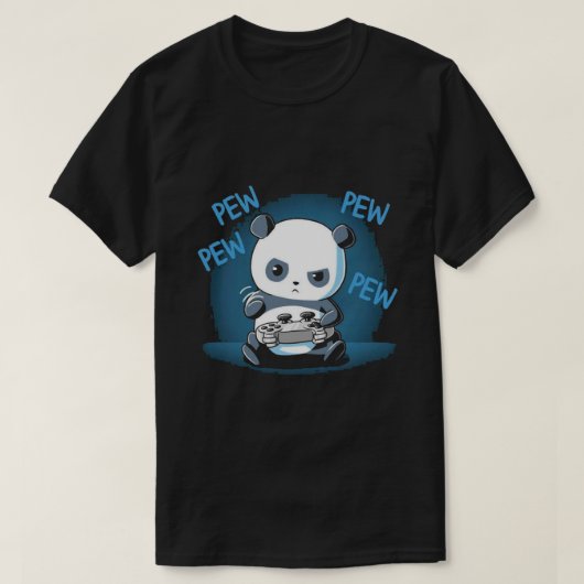 TeeTurtle Standard Pew Panda T-Shirt (Design vorne)