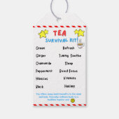 Teeüberlebenskit Geschenkanhänger (Vorderseite)