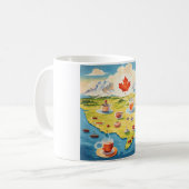 Teeübersicht in Kanada Kaffeetasse (Vorderseite Links)