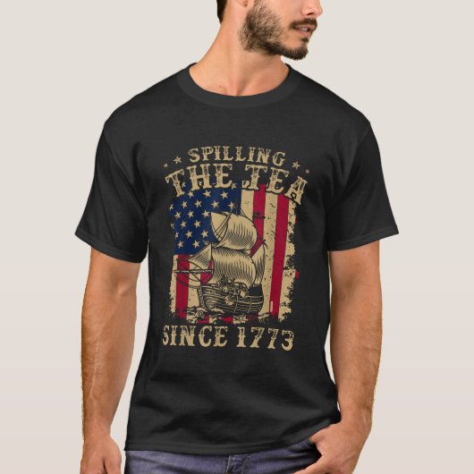 Teeüberzug Seit 1773 Funny American Retro 4 T-Shirt (Vorderseite)