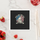 Teeüberzug seit 1773 Patriotischer Tee Party Ju Serviette (Beispiel)