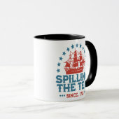 Teeüberzug seit 1773 Red White Blue Funny 4 Tasse (VorderseiteRechts)