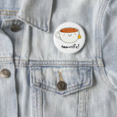 Teevoller Funny Cup of Tea Pun Button (Beispiel)