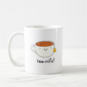 Teevoller Funny Cup of Tea Pun Kaffeetasse