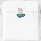 Teeweltmeisterschaft Runder Aufkleber (Tasche)