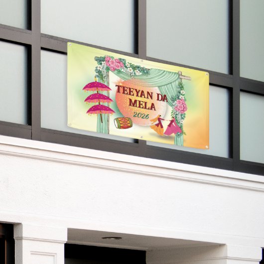 Teeyan da Mela Banner | Customized (Äußeres Gebäude)