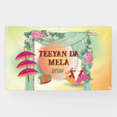 Teeyan da Mela Banner | Customized (Horizontal)