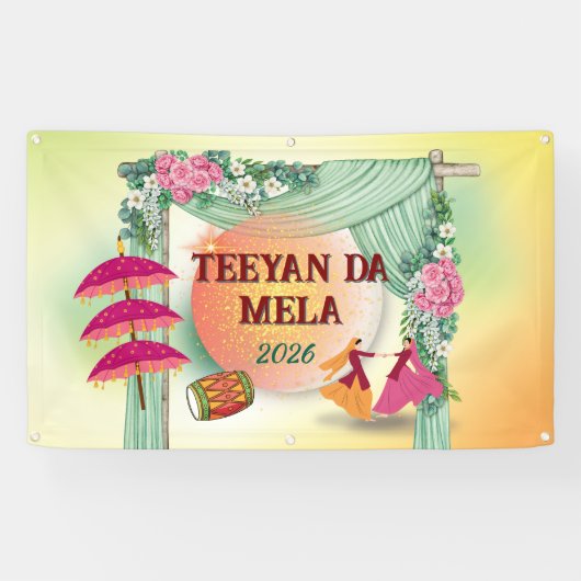 Teeyan da Mela Banner | Maßgeschneidert (Horizontal)