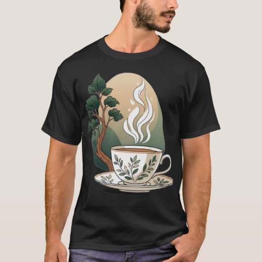 Teezeit Botanik T-Shirt (Vorderseite)