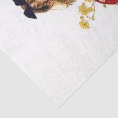 Teezeit der Alice im Wunderland Seidenpapier (Detail)