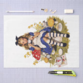 Teezeit der Alice im Wunderland Seidenpapier (Handwerk)