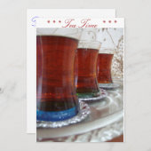 Teezeit Einladung (Vorne/Hinten)