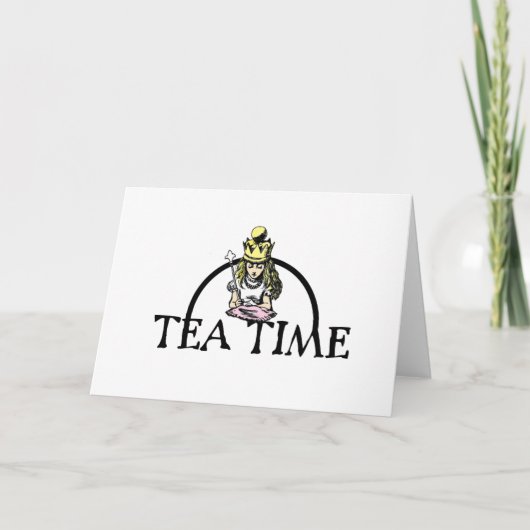 Teezeit Einladung (Vorderseite)