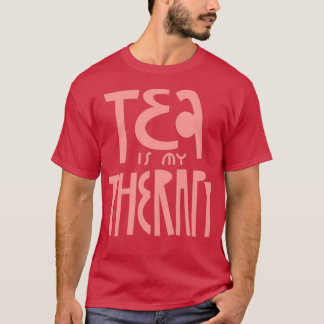 Teezeit gerahmt Tee ist meine Therapie 1
