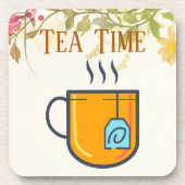 Teezeit - Getränkekasten Getränkeuntersetzer (Vorderseite)