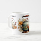 Teezeit Hübsche Blume Blumenkohl-Design Kaffeetasse (Vorderseite Links)