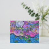 Teezeit im Paradies Fairies Postkarte (Stehend Vorderseite)