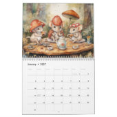 Teezeit im Pilzforst-Kalender Kalender (Jan 2027)