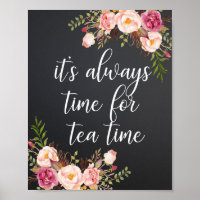 Teezeit ist immer Zeit