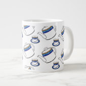 Teezeit-Kaffeetasse Jumbo-Tasse (Vorderseite Rechts)
