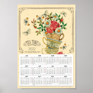Teezeit Kalender 2022 Poster