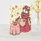 Teezeit Karte (Gelbe Blume)