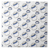 Teezeit Keramik Fliese (Vorderseite)