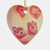 Teezeit Keramik Ornament (Rechts)