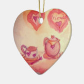 Teezeit Keramik Ornament (Links)