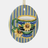 Teezeit Keramik Ornament (Rechts)