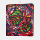 Teezeit Keramikornament (Links)