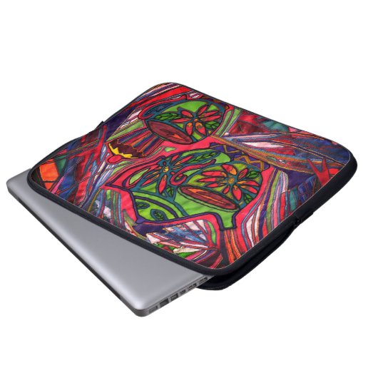 Teezeit Laptopschutzhülle (Vorne Knopf)