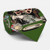 Teezeit - Mad Hatter mennecktie Krawatte hart (Gerollt)