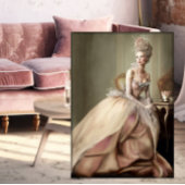 Teezeit Mary Antoinette Art Portrait Art Seidenpapier