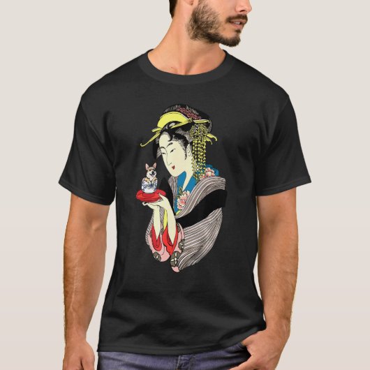 Teezeit mit Corgi T-Shirt (Vorderseite)