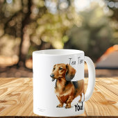 Teezeit mit dir! Dachshund Niedlich Kaffeetasse