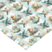 Teezeit mit Hummingvögeln Tischdecke (Schrägansicht)