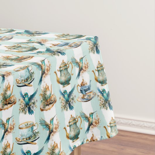 Teezeit mit Hummingvögeln Tischdecke (Beispiel)