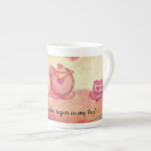Teezeit Porzellantasse (Vorderseite Rechts)