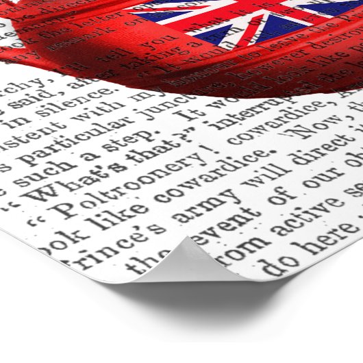 Teezeit Poster (Ecke)