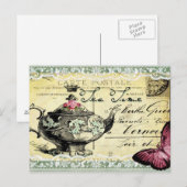 Teezeit Postkarte (Vorne/Hinten)