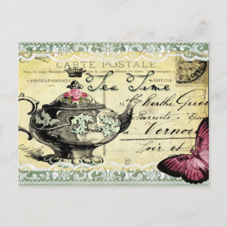 Teezeit Postkarte