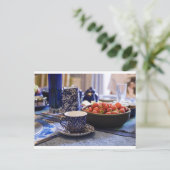 Teezeit Postkarte (Stehend Vorderseite)