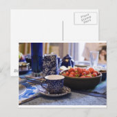 Teezeit Postkarte (Vorne/Hinten)