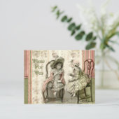 Teezeit Postkarte (Stehend Vorderseite)