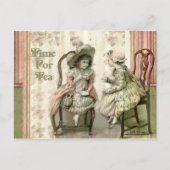 Teezeit Postkarte (Vorderseite)